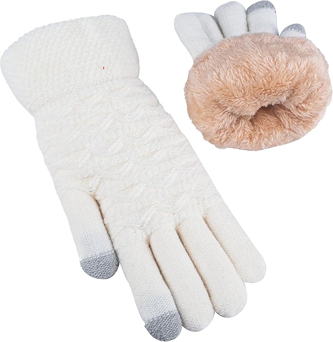 Warm Touchscreen Gloves – PolarTouch-White-State of Style