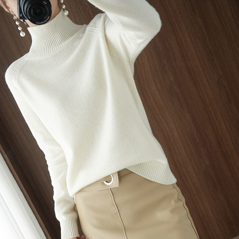 Warm Turtleneck for Women - Celeste-White-S-State of Style