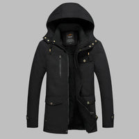 Warm Waterproof Men’s Winter Jacket - ArcticShield-Black-L-State of Style