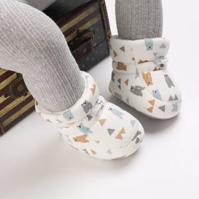 Warm Winter Booties for Babies - SnugToes-Teddy Bear-M (0-6 months)-State of Style