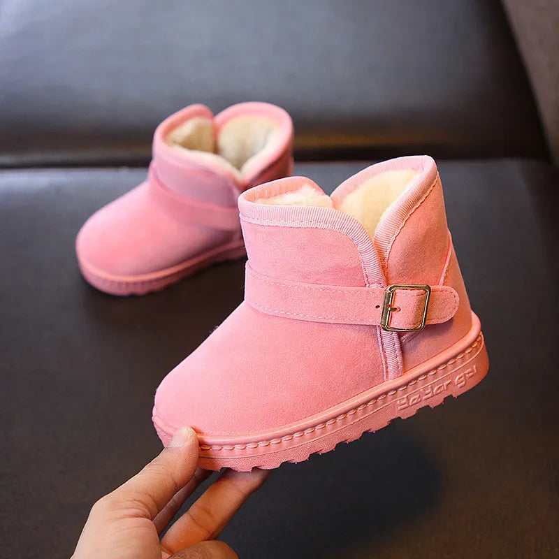 Warm Winter Boots for Boys and Girls-Pink-1-State of Style