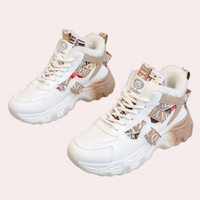 Warm Winter Boots for Women - Solene-Khaki-3-State of Style