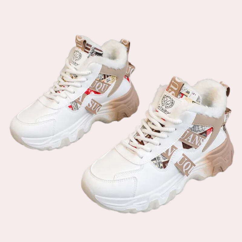 Warm Winter Boots for Women - Solene-Khaki-3-State of Style