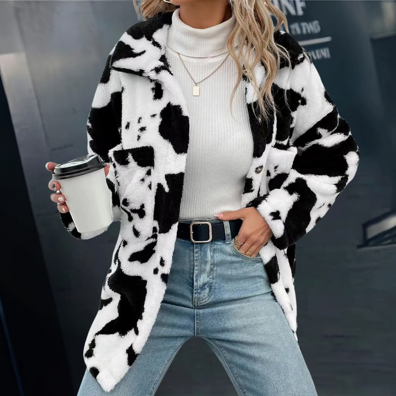 Warm Winter Coat for Women - Elowen-Black-XS-State of Style