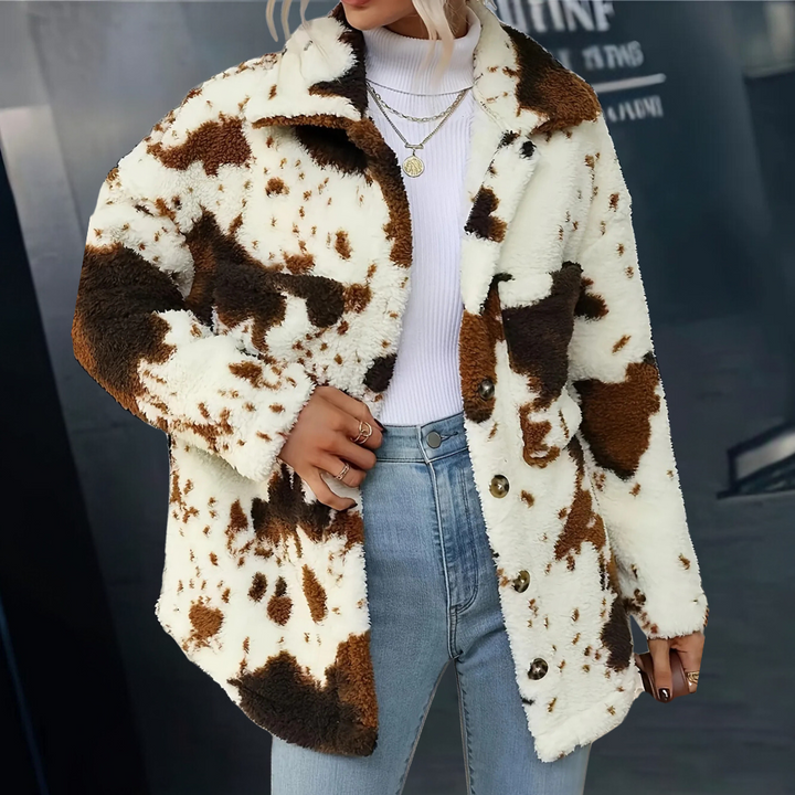 Warm Winter Coat for Women - Elowen-Brown-XS-State of Style