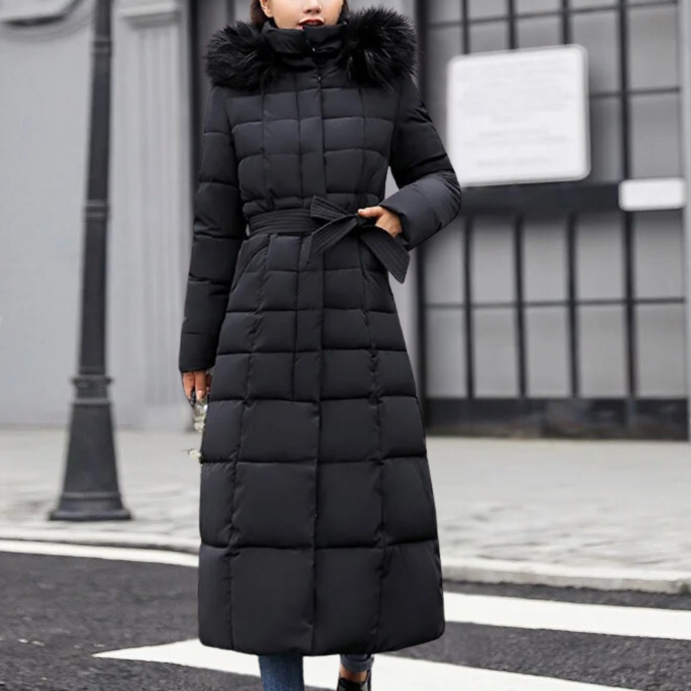 Warm Winter Coat for Women - Isabelle-Black-XS-State of Style