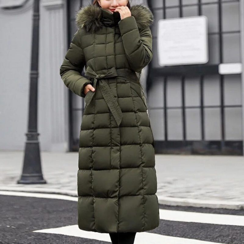 Warm Winter Coat for Women - Isabelle-Green-XS-State of Style
