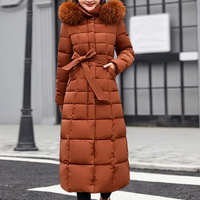 Warm Winter Coat for Women - Isabelle-Orange-XS-State of Style