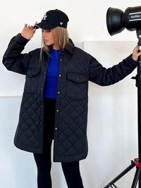 Warm Winter Coat | Stylish Women's Outerwear-Black-S-State of Style