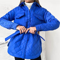 Warm Winter Coat | Stylish Women's Outerwear-Blue-S-State of Style