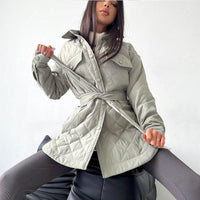 Warm Winter Coat | Stylish Women's Outerwear-Light Gray-S-State of Style