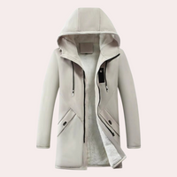 Warm Winter Jacket for Men - Victor-Beige-S-State of Style