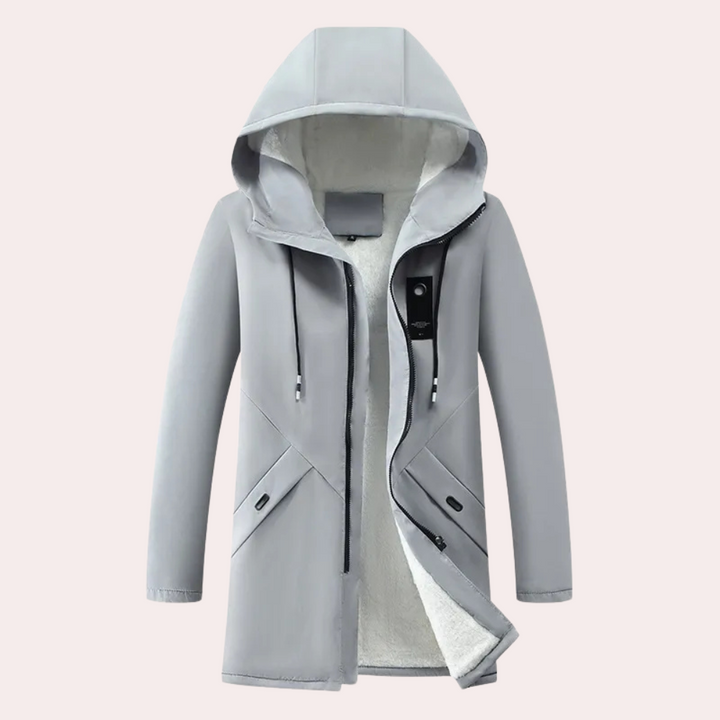 Warm Winter Jacket for Men - Victor-Grey-S-State of Style