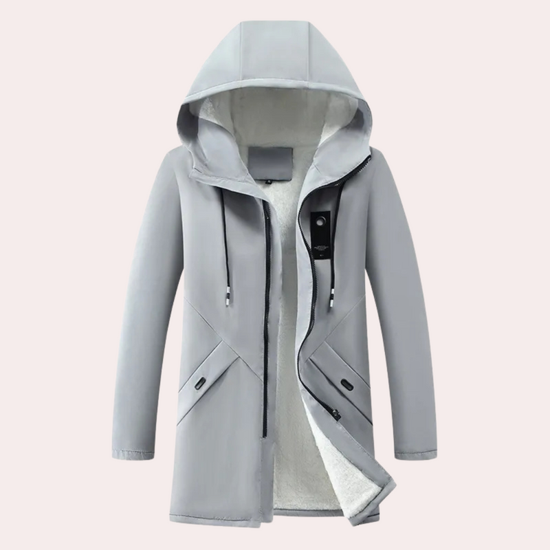 Warm Winter Jacket for Men - Victor-Grey-S-State of Style