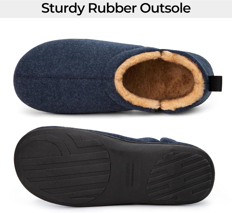 Warm Winter Slippers for Men - Noah-Brown-6.5-7.5-State of Style