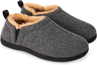Warm Winter Slippers for Men - Noah-Dusty grey-6.5-7.5-State of Style