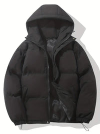 Warm Women's Hooded Jacket - Aurelia-Black-M-State of Style
