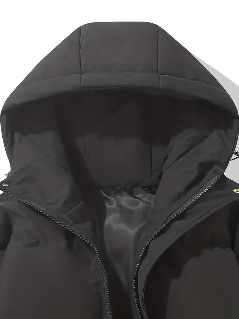 Warm Women's Hooded Jacket - Aurelia-Pink-M-State of Style