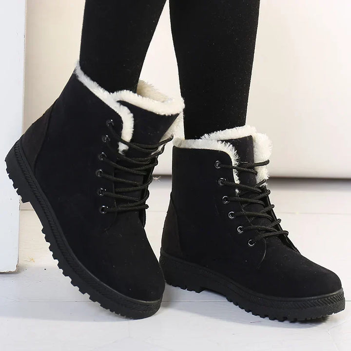 Warm Women's Winter Boots - Aria-Black-5-State of Style