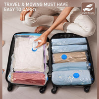 Vacuum Storage Bag Set with Electric Pump – Multi-Size Space Saver – 1+1 FREE