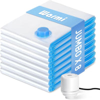 Vacuum Storage Bag Set with Electric Pump – Multi-Size Space Saver – 1+1 FREE