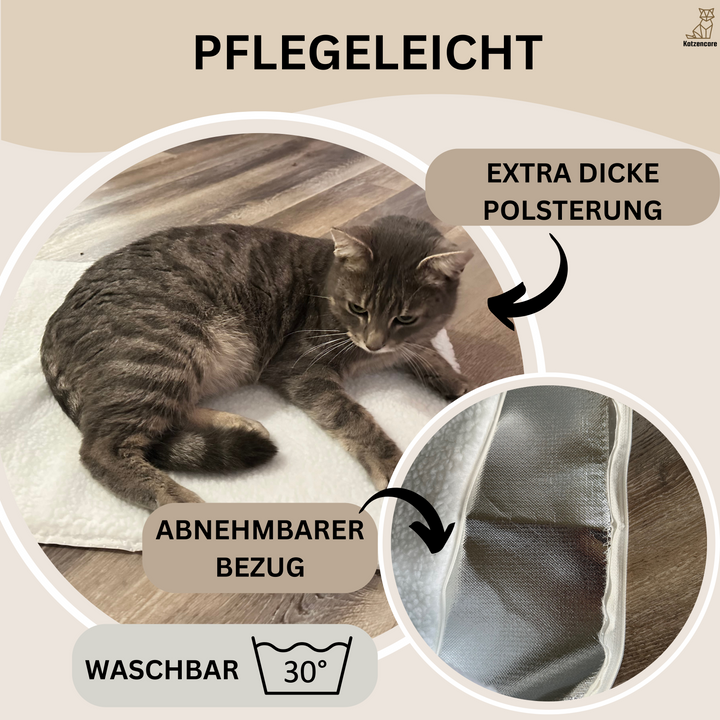 WarmPurr™ Self-Warming Cat Mat-Snow White - 60 x 45 cm-State of Style