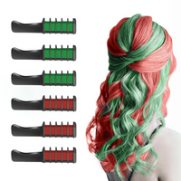 Washable Hair Chalk Comb – Fun Temporary Hair Colour-Green-Red-State of Style