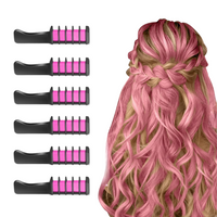 Washable Hair Chalk Comb – Fun Temporary Hair Colour-Pink-State of Style