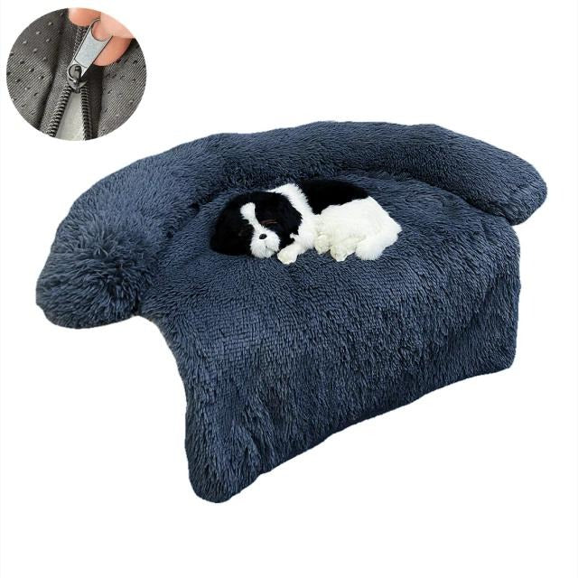 Washable Pet Sofa Blanket - PlushNest-Dark blue-M (84x84 cm)-State of Style