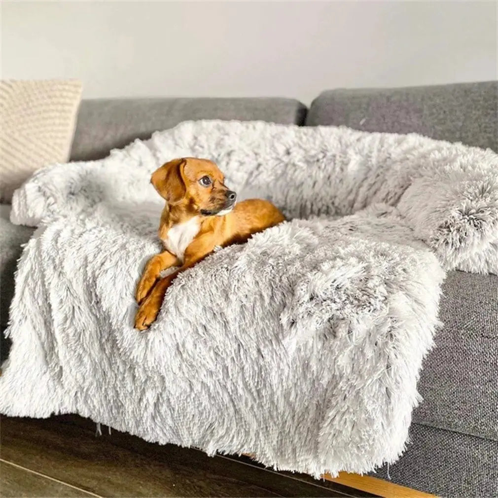 Washable Pet Sofa Blanket - PlushNest-Dark blue-S (70x70 cm)-State of Style