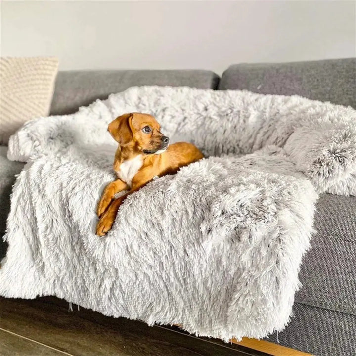 Washable Pet Sofa Blanket - PlushNest-Dark blue-S (70x70 cm)-State of Style