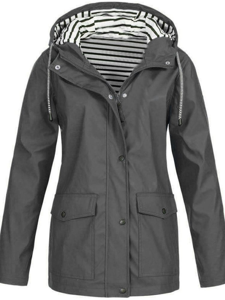 Water- and Windproof Ladies' Jacket - Sophie-Grey-S-State of Style