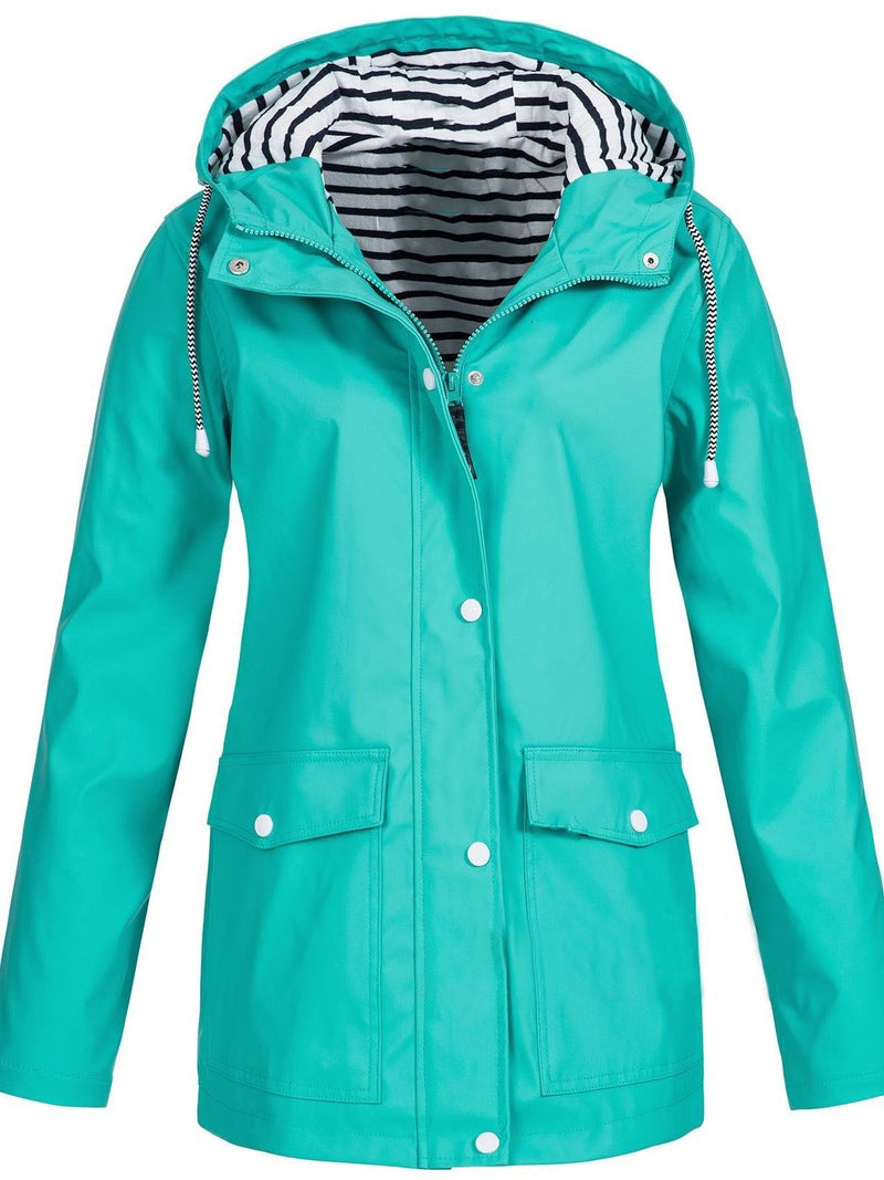 Water- and Windproof Ladies' Jacket - Sophie-Turquoise-S-State of Style