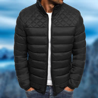 Water-repellent and Windproof Padded Men's Jacket - Logan-Black-S-State of Style