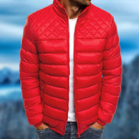 Water-repellent and Windproof Padded Men's Jacket - Logan-Red-S-State of Style