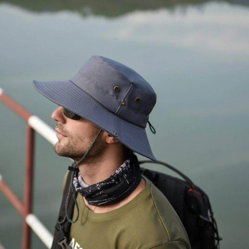 Water-repellent outdoor bucket hat with UV protection – ShieldFlex Pro-Green-State of Style