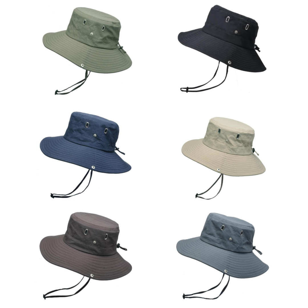 Water-repellent outdoor bucket hat with UV protection – ShieldFlex Pro-Green-State of Style