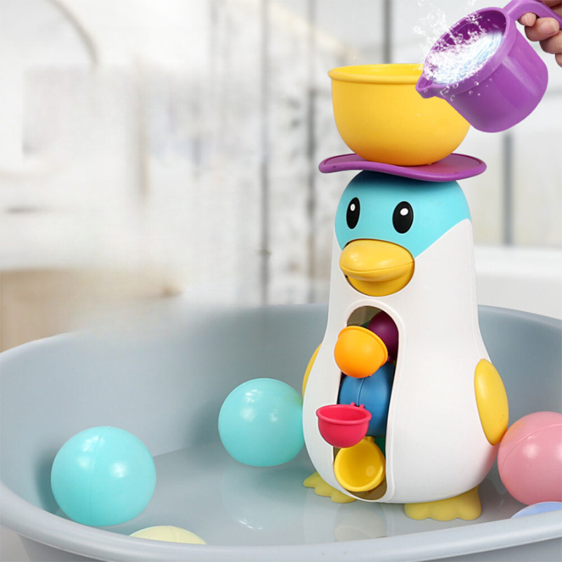 Water Wheel Bath Toy - Splash Penguin-State of Style