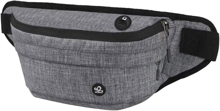 Large Waterproof Waist Bag with Adjustable Strap and Multi-Pockets – 1+1 FREE