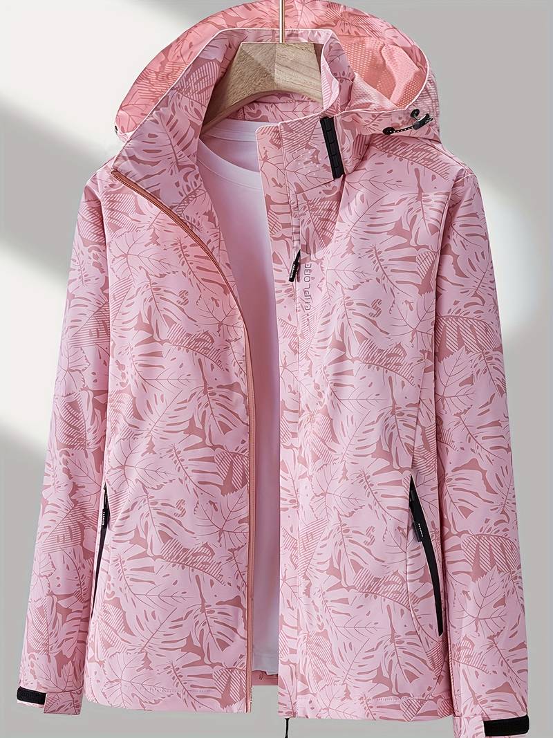 Waterproof and Windproof Women's Jacket - Luna-Light Pink-XS-State of Style