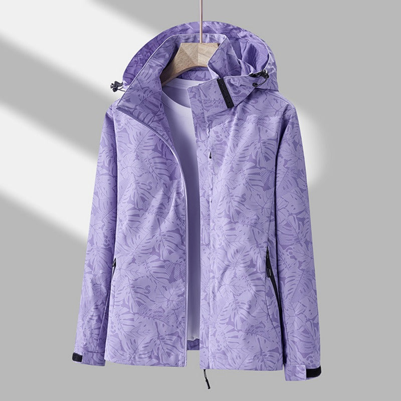 Waterproof and Windproof Women's Jacket - Luna-Purple-XS-State of Style