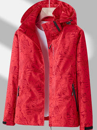 Waterproof and Windproof Women's Jacket - Luna-Red-XS-State of Style