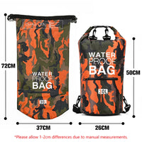 Waterproof Backpack with Wet/Dry Separation - AquaVault-Dark Blue-15L-State of Style
