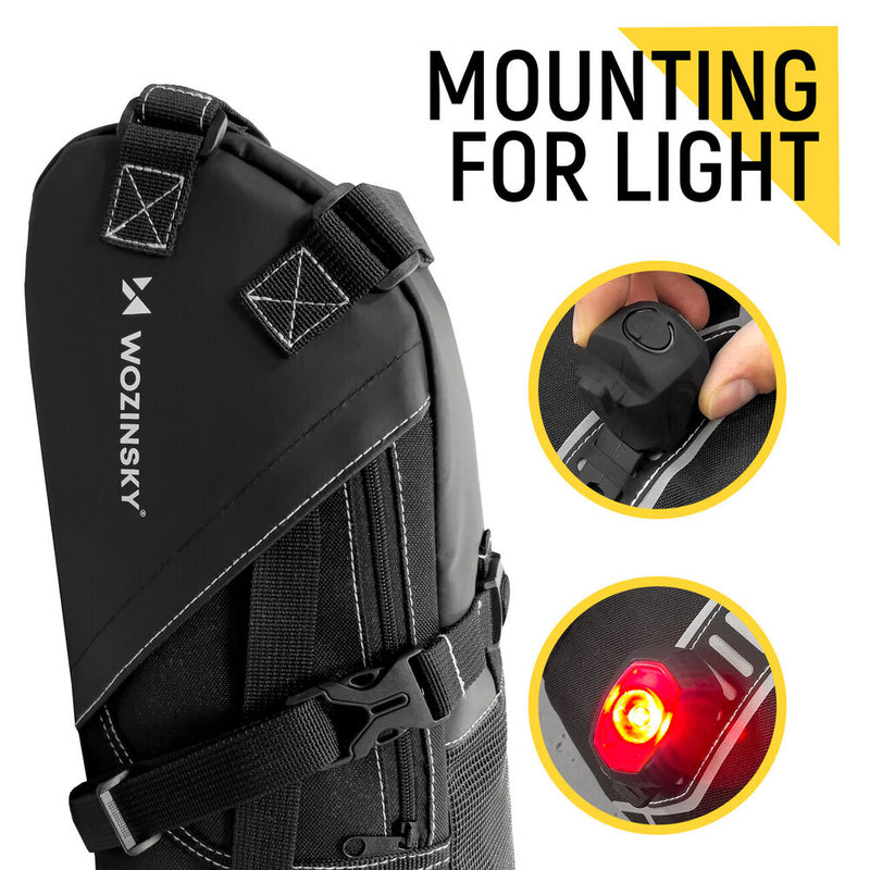 Waterproof Bicycle Saddle Bag with Large Capacity – AquaTrail-State of Style