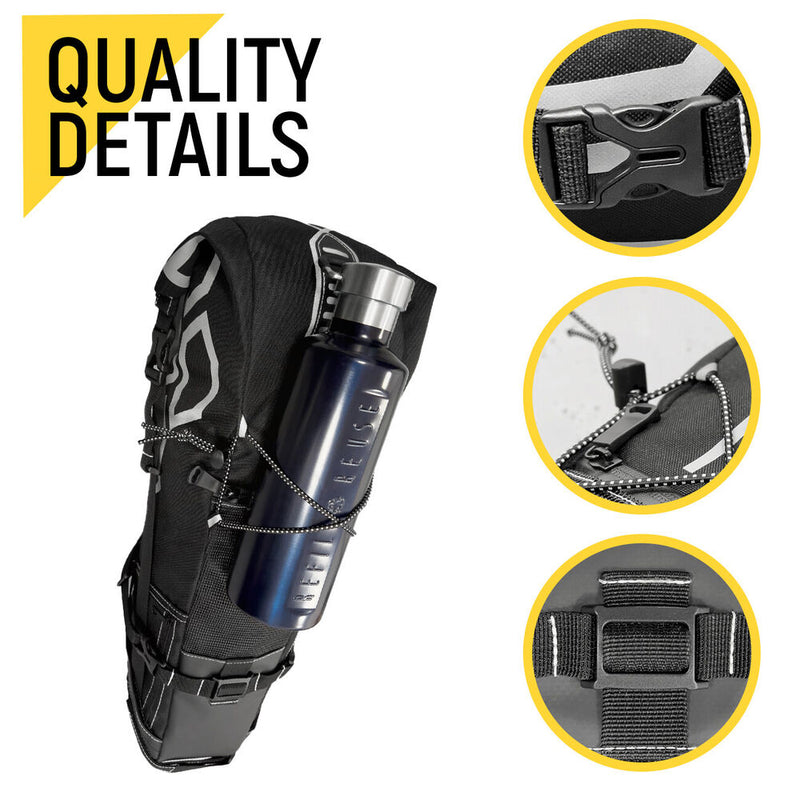 Waterproof Bicycle Saddle Bag with Large Capacity – AquaTrail-State of Style