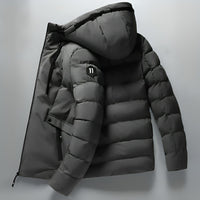 Waterproof Comfortable Men's Winter Parka - Arwin-Grey-M-State of Style