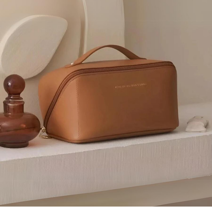 Waterproof Cosmetic Bag - BeautyGuard-Brown-State of Style