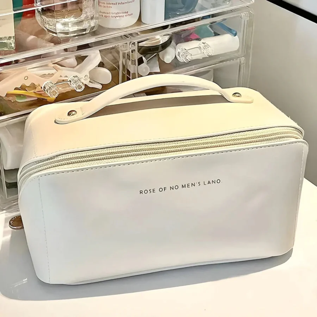 Waterproof Cosmetic Bag - BeautyGuard-White-State of Style