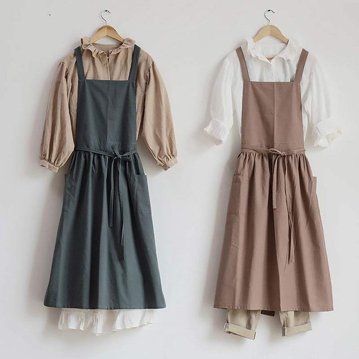 Waterproof Cotton Apron with Handy Pockets - ChefMate-Pink-State of Style