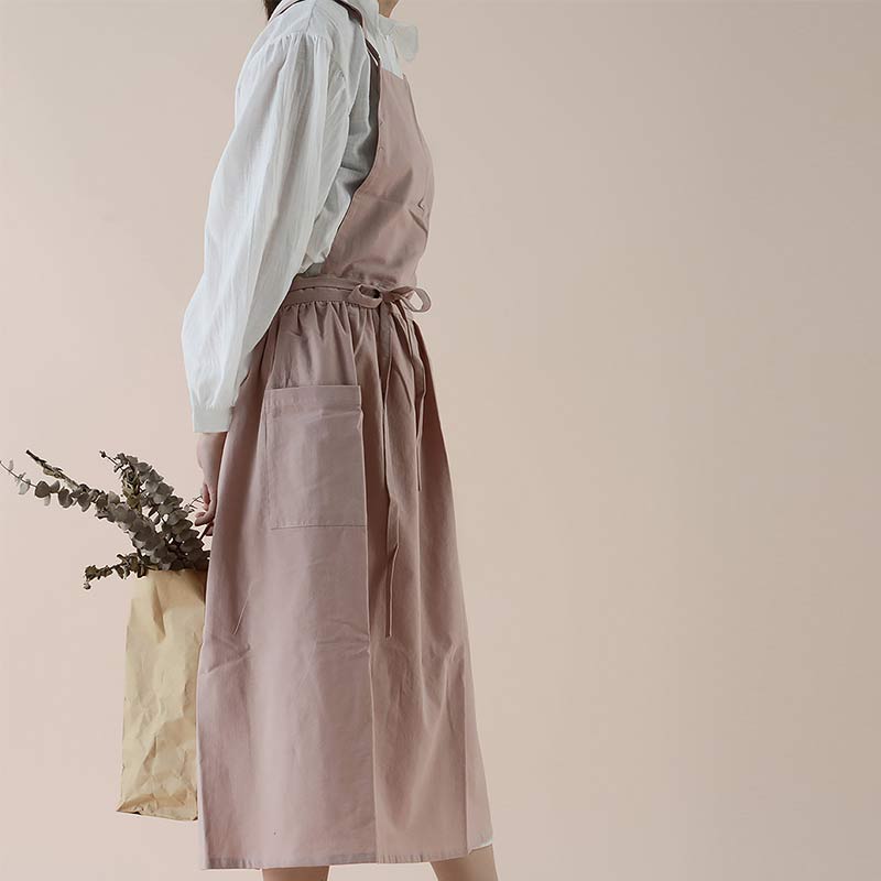 Waterproof Cotton Apron with Handy Pockets - ChefMate-Pink-State of Style